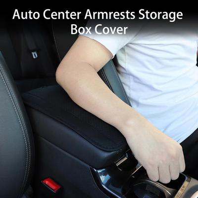 Universal Auto Armlehne Auto Center Pad Abdeckung Box Konsole Weiche Kissen Matte Langlebig Kunstleder