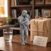 Father And Daughter Figurine 3D Printed Dad Holding Kid Statue Father's Day Birthday Gifts from Daughter