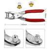 Eyelet Grommet Pliers Hole 1/4inch Steel Fabric Canvas Setter Repairing Kit