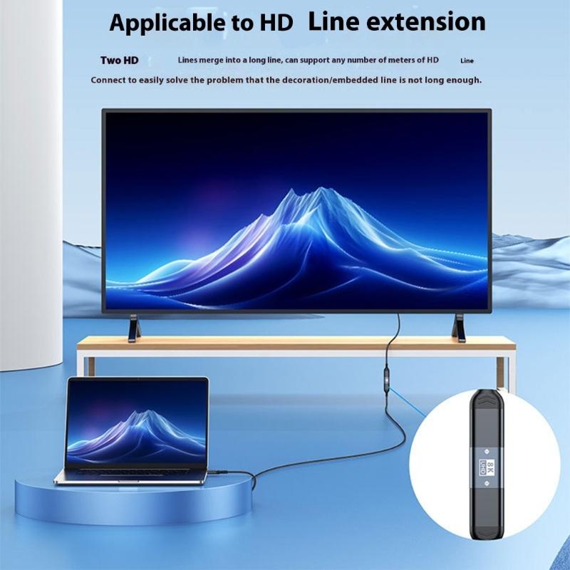 HDTV 2.1 Female Adapter 8K@60Hz Resolution Video Transmission 48Gbps Speed Signal For Monitor Streaming Device