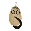 Sisal Cat Scratching Mat Rat Shape Door Wall Hanging Scratching Pad Vertical Cat Scratcher Furniture Protector for Indoor Cats Kitten