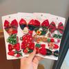 Christmas Hair Clip Children's Christmas Gift Cute and Exquisite Christmas Hair Accessory Set