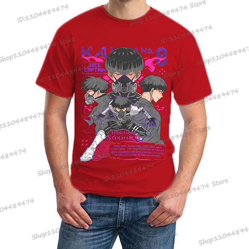 Y2K Tops Anime Kaiju No 8 T-shirt Soshiro Hoshina Lover Gift Manga T Shirt Japanese Manga Creative Women Men Trendy Tshirt