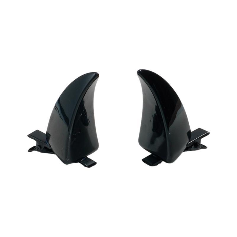 A52E Halloween Barrettes Devil Dragon Horn Hair Clip Cosplay Party Headwear Devil Hair Clip Dress Up Party for Masquerade