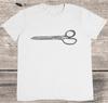 Scissors T-shirt - Vintage Scissors T Shirt - %100 Premium Cotton Unisex T-Shirt
