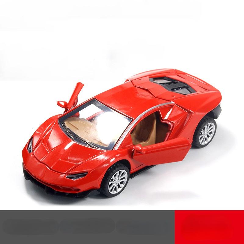 1:36 Simulation Lamborghini Alloy Sports Car Model Children's Toy Car Ornaments