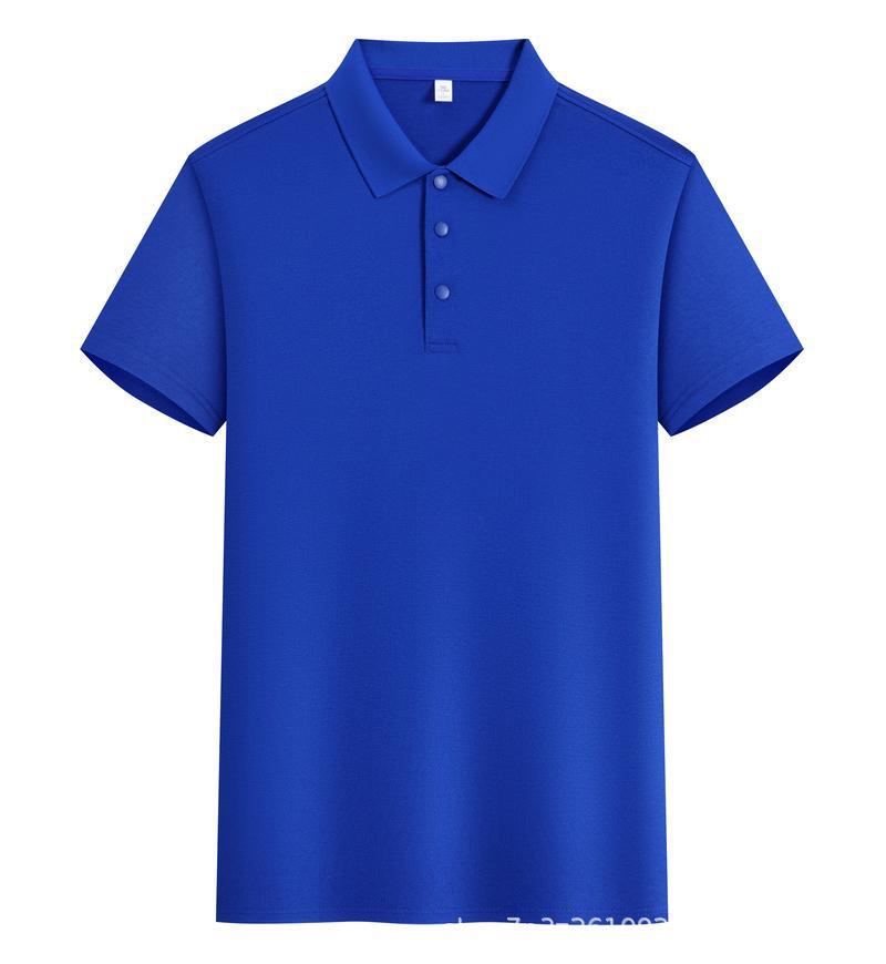 Men's Business Lapel Polo Shirt with Custom Logo Printing