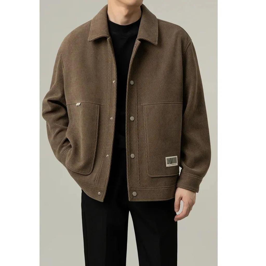 Herren-Herbst-/Winterjacke im koreanischen Stil: Trendig, Lässig, Reifer Look