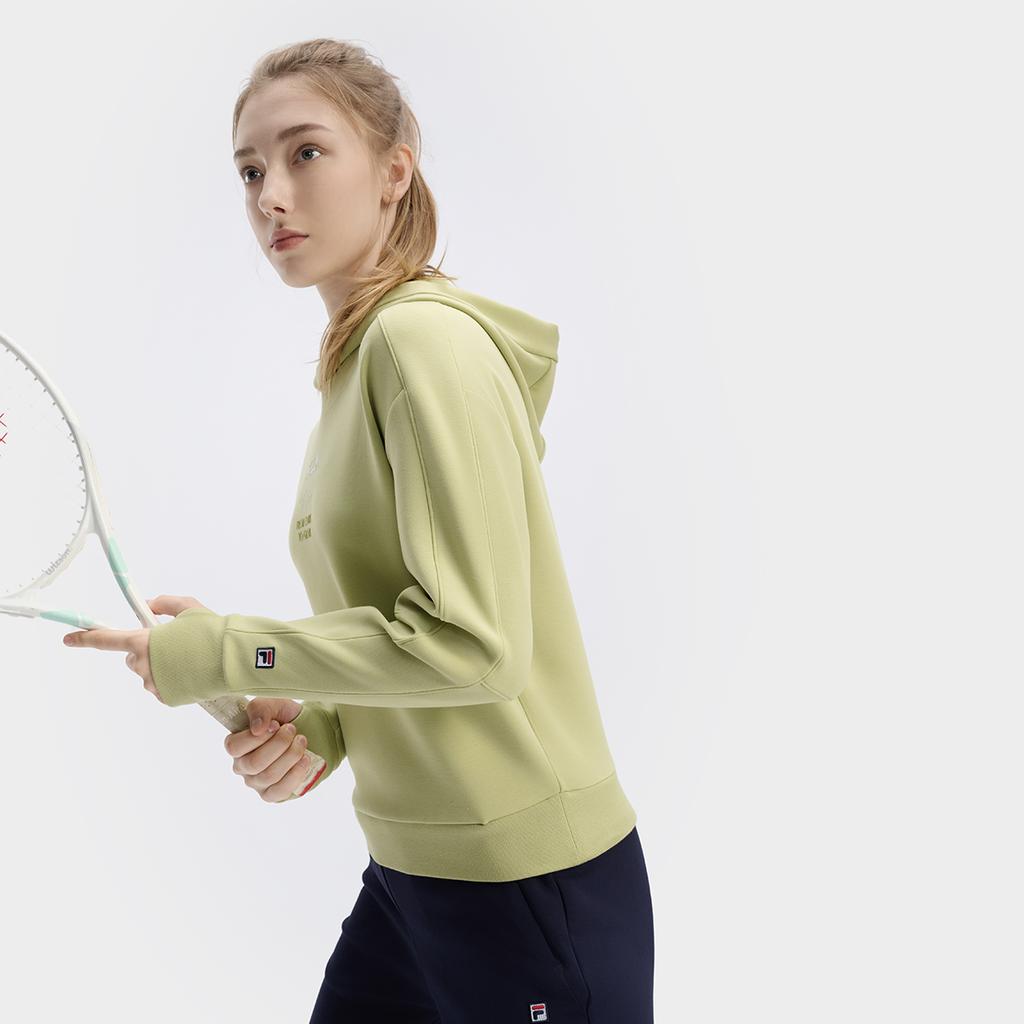 New FILA Sweatshirt Women's Dark Light Green A11W443202FLG