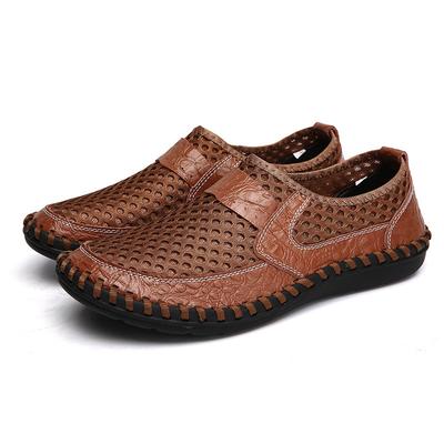 2025 Casual Shoes Hollow Men's Summer Mesh 2025 Independent Station Shoes Outdoor Rubber Foot Cover Travel Net Shoes