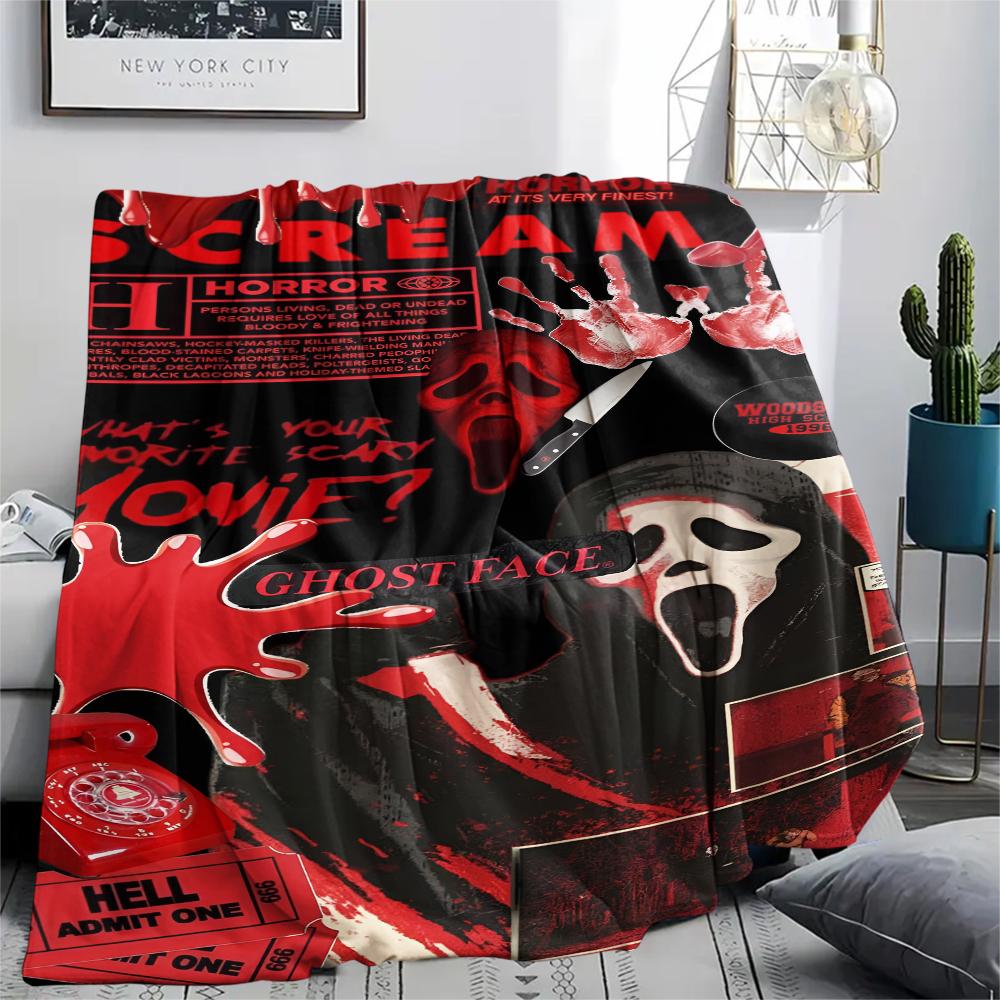 1 Pezzo Coperta in Flanella con Stampa Cartone Animato, Alta Qualità Confortevole per Tutte le Stagioni, Decorazione per la Casa, Calore e Comfort, Perfetta per Regalo di Natale Compleanno