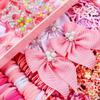 Fabric Hair Accessories Set Colorful Bow Barrettes New Elastic Hair Bands  Kids Hairstyling