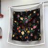 90cm Korean-Style High-Quality Twill Silk Chain Print Ladies' Decorative Shawl