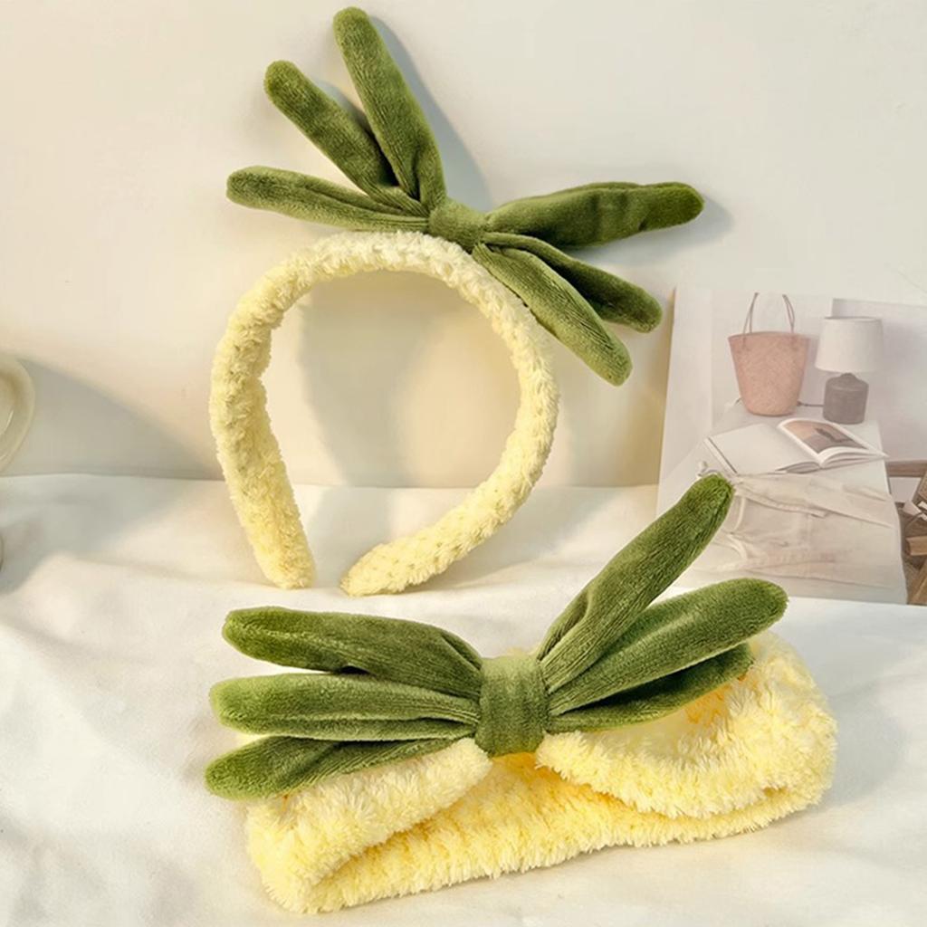 Pineapple Headbands Cosplay Tomato Headwear Hairbands Headwear Makeup Washing Face Hairbands Birthday Party