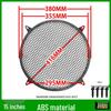 Speaker Grille Metal Mesh Dustproof Covers: 2-10 Inch Sizes for Car Speakers