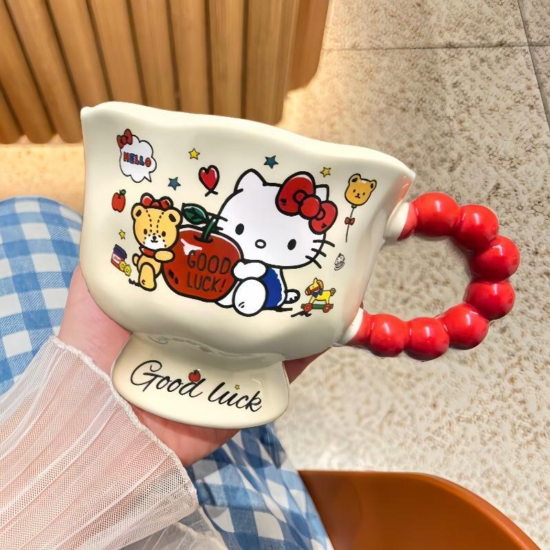 High-Quality Ceramic Mug - Cute and Creative Tea Cup Gift for Girls' Birthdays