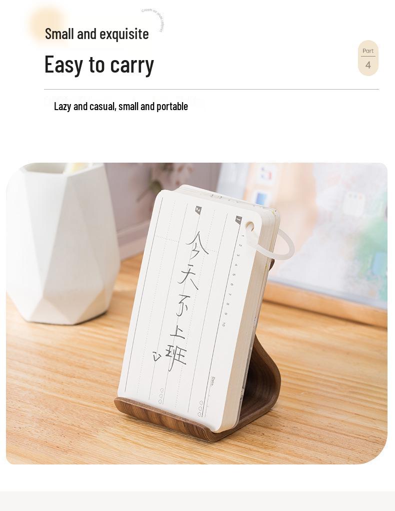 Portable Wooden Phone and Tablet Stand for Easy Viewing
