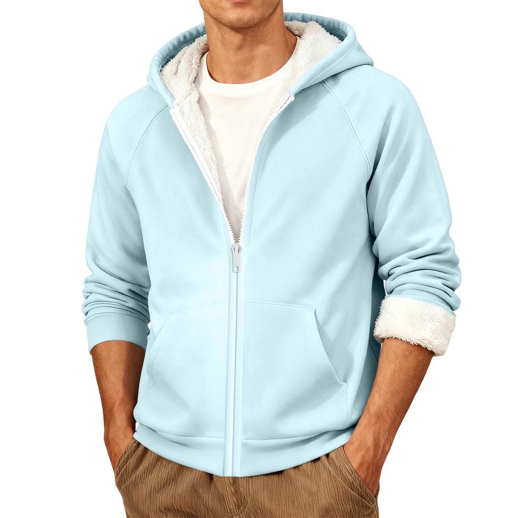 Men's Casual Warm Hooded Jacket