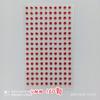 Sticker Beautiful Acrylic Red 3-4-5-6-8mm Double-sided Tape Bottom Decorative Face Sticker Single Round Diamond Beauty Mole
