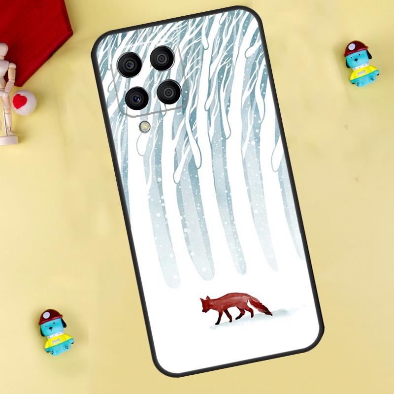 Winter Fox Foxes Case For Samsung Galaxy M35 M55 M15 M11 M12 M13 M14 M06 M16 M36 M56 M31 M53 M32 M52 M34 M54