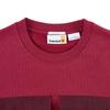 Timberland Media Utility Crew Neck Color Block Sports Casual Fashion Long Sleeve Sweatshirt Unisex Sweatshirt Red A664F-637