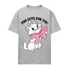 The Aristocats Womens/Ladies Too Cute For You Marie Heather Valentine`s Day T-Shirt