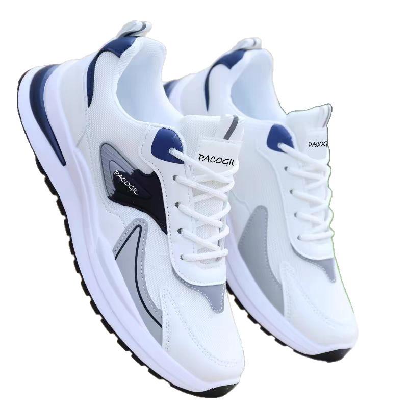 2025 autumn new sports shoes versatile fashion trendy shoes soft sole breathable comfortable men's shoes running shoes foreign trade