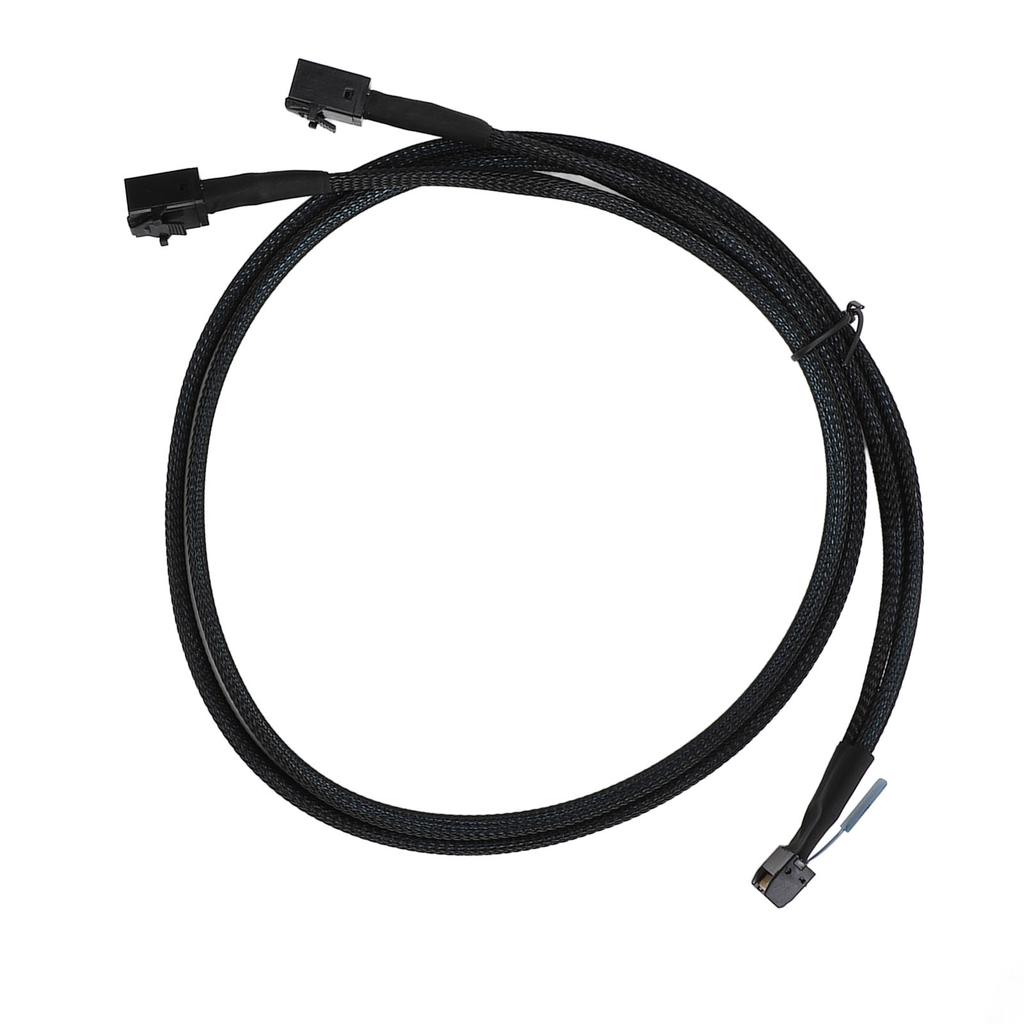 8i to 2 SFF 8643 Cable PCIe 5.0 32GT s for MCIO X8 to Mini SAS HD SFF 8643 Cord for Server Data Center 31.5in