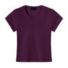 Short-sleeved CottonT-shirt 2026 Summer Simple Casual Slim New Plain Round-neck Pullover Basic Style Tops Women's Clothing