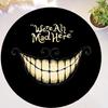 Cool Cheshire Cat Round Rug Carpets for Living Room Alice In Wonderland Area Rug Floor Mat Rubber Chair Kid Girl Room Decor Gift