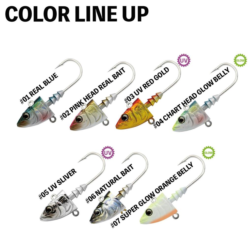Genuine Shape Genuine Shape (21g/57mm) #02 PINK HEAD REAL BAIT,
