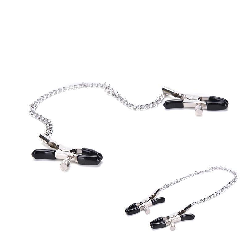 Fantasy Nipple Clamps Bryst Clamps med metallkjede