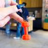 2026 New Barbell Keychain Silicone Dumbbell Keychain Gym Gifts For Gym Lovers Fitness Trainer Gift Backpack Car Key Pendant