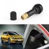 1pc/4pcs Rubber Tyre Valve with Dust Cap Snap-in Tubeless Tire Tyre Valve Stem Replacement Accessories for Car Wheel Tyre Valve