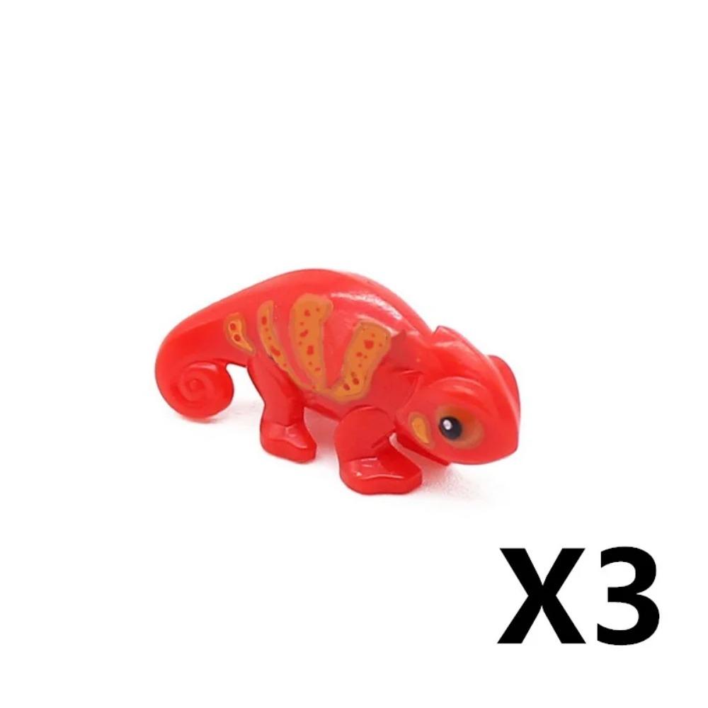 MOC ZOO Farma Zvířat Stavební Kostky Sova Ještěrka Chobotnice Veverka Prase Pes Kuře Kočka Holub Myš Vlk Králík Mini DIY Kostka K060