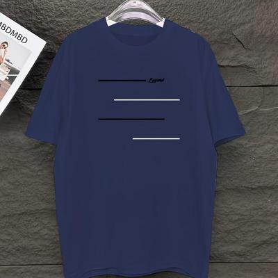 Legend Lines T-Shirt,Soft Breathable & Fade-Resistant, Classic Fit for Daily Casual Wear
