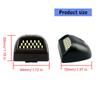 Universal Car License Plate Light For 2500 19-04 High Intensity LED Beams Anti Impact PC Shell Easy Installation