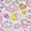 New Product Hot Stamping Crystal Relief Sticker Kulomi Melody Jade Guigou Solid Three-Dimensional Sticker