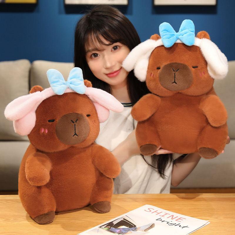 Creative Headphones Kapibala Chef Bread Plush Toys Magic Capybara Doll Doll Children Girls Gift