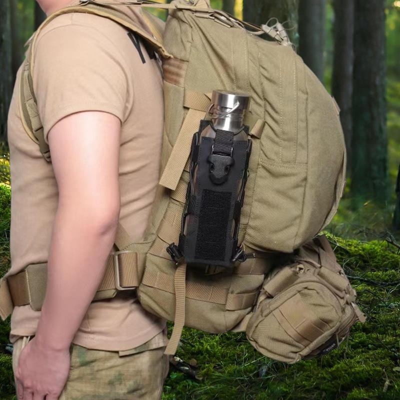 

Drinking Cup Carrying Bag Mountaineering Bottle Messenger Bag Waterproof Reusable Drink Cup Bag For Fishing Walking Camping Black