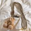 Plastic Bear Plush Doll Keychain Anti-Lost. Crossbody Mobile Phone Lanyard  Phone Case