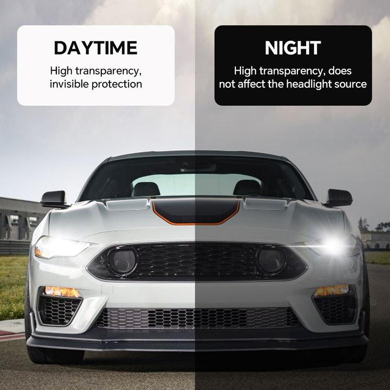 For Ford Mustang Mach 1   Headlight Rearview Anti-Scratch TPU Protection Film Pre-cut PPF Clear Bra Resistant Invisible