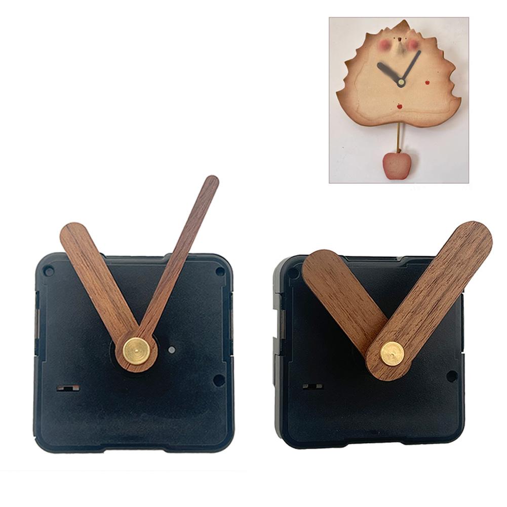 DIY Quartz Clock Movement with Wooden Pointer for Silent Operation and Easy Installation in Various Clock Styles