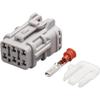 Automotive Wire Connectors 6 Pin 7123-7464-40 7222-7464-40 Grey/Black Wiring Socket Automotive Electrical Cable Male Female Connectors Car