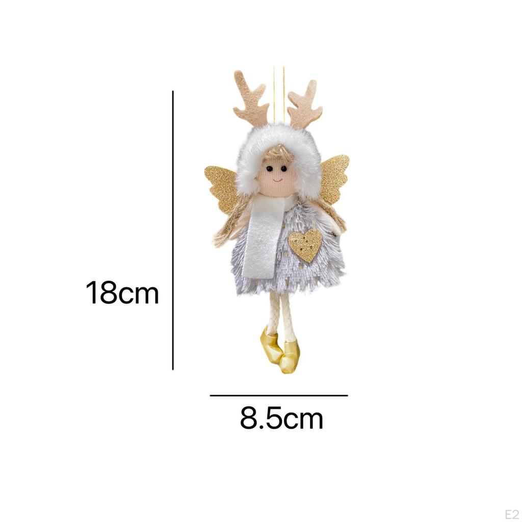 Doll Decoration Christmas Tree Pendant Decorative Home Decor DIY Crafts Xmas Girl Toy for Porch