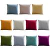 Velvet Sofa Pillow Cover 55x55cm Soft Plush Cushion Case Square Throw Pillow Slipcover for Home Living Room Bedroom Decoration