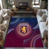 Tappeto in Velluto di Cristallo con Stampa Calcio Aston Villa, Comodo Assorbente d'Acqua Antiscivolo Tappeto per Pavimenti Interni