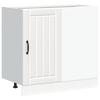 VidaXL Meuble de base de lavabo Lucca blanc bois d'ingénierie 854308