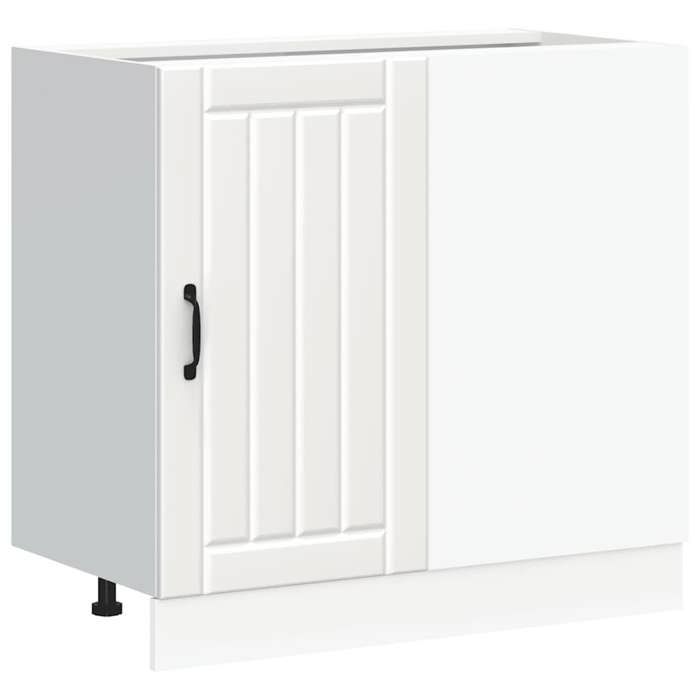 VidaXL Meuble de base de lavabo Lucca blanc bois d'ingénierie 854308