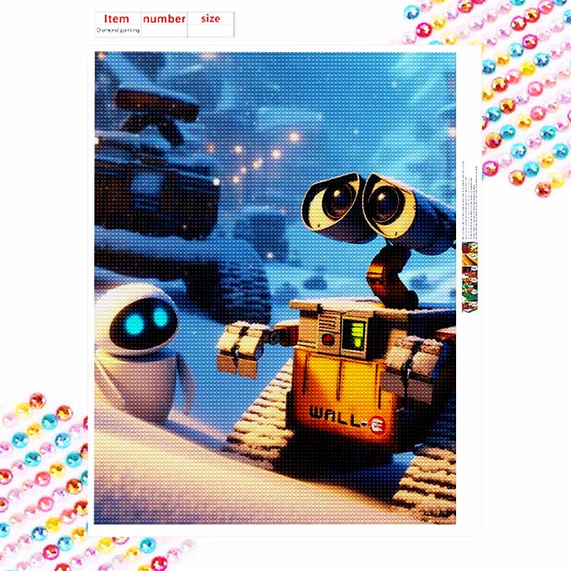 Disney 5D Diamond Painting Set DIY WALLE Handmade Diamond Decorative Painting Home Decoration